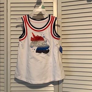 Patriotic toddler tank top